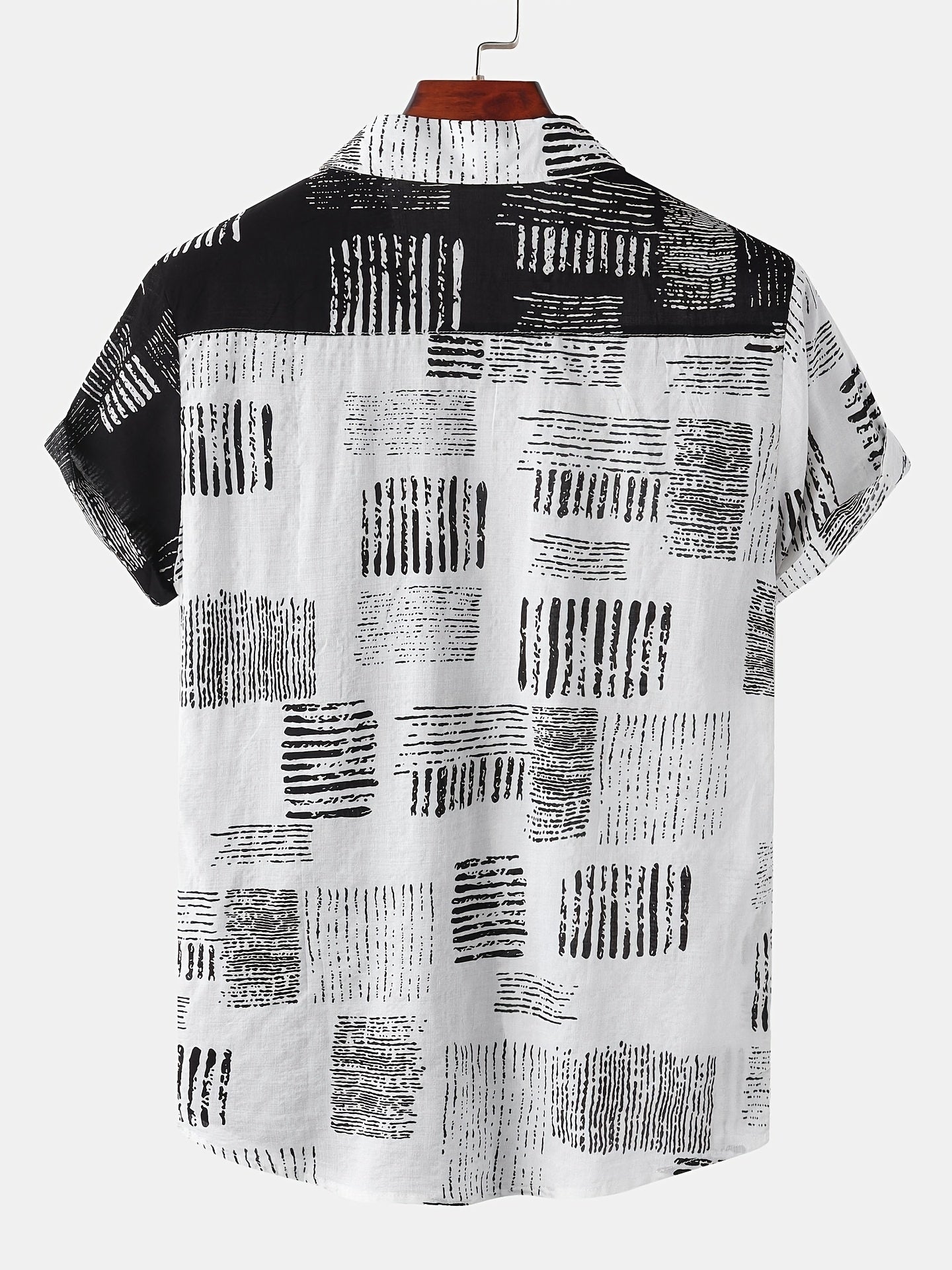 Mens Fashion Essential - Stylish Casual Beach T-Shirt with Bold Contrasting Colors - Comfortable Non-Stretch Cotton, Short Sleeves for Summer - Snug & Style