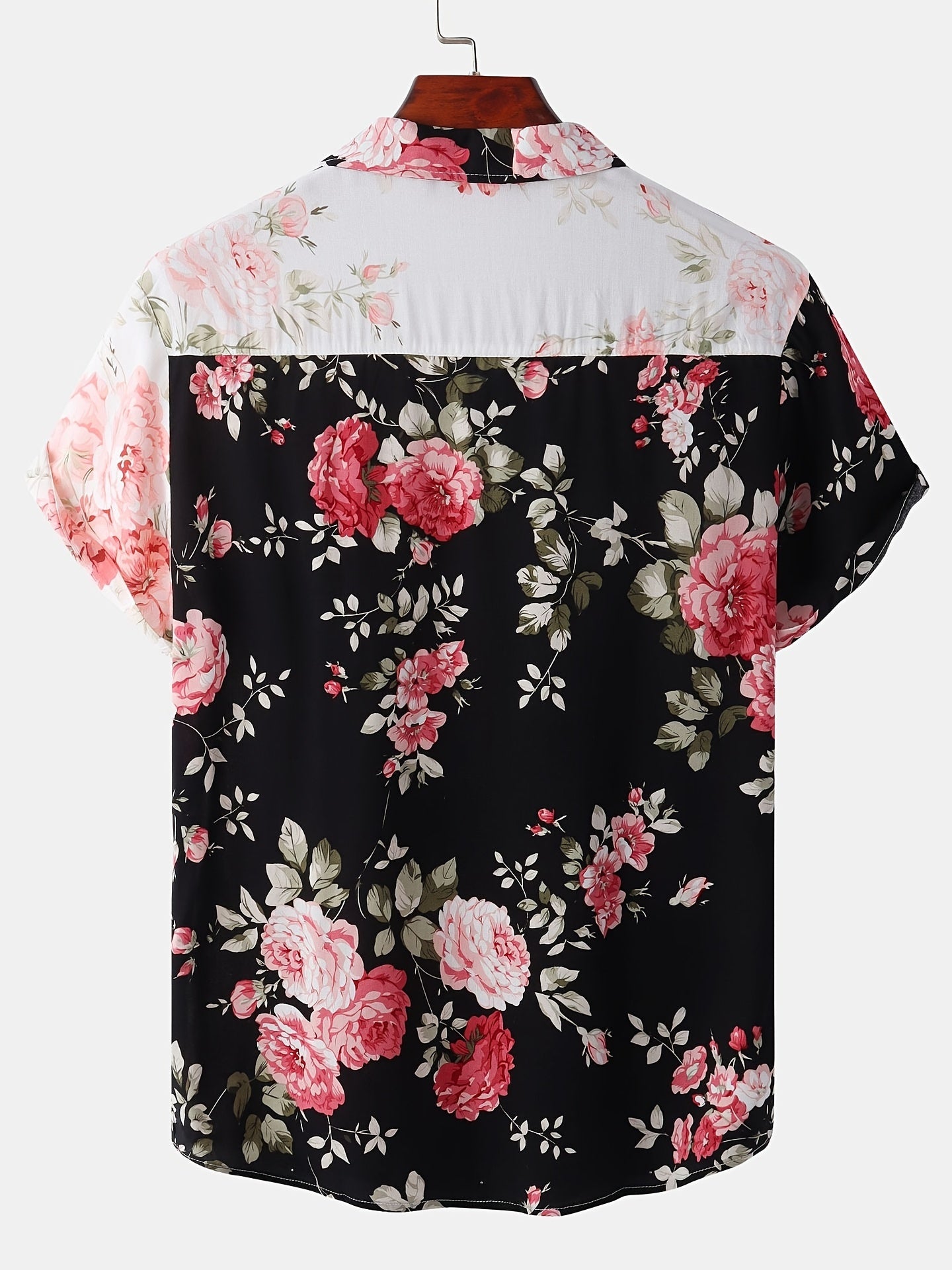 Mens Fashion Essential - Stylish Casual Beach T-Shirt with Bold Contrasting Colors - Comfortable Non-Stretch Cotton, Short Sleeves for Summer - Snug & Style