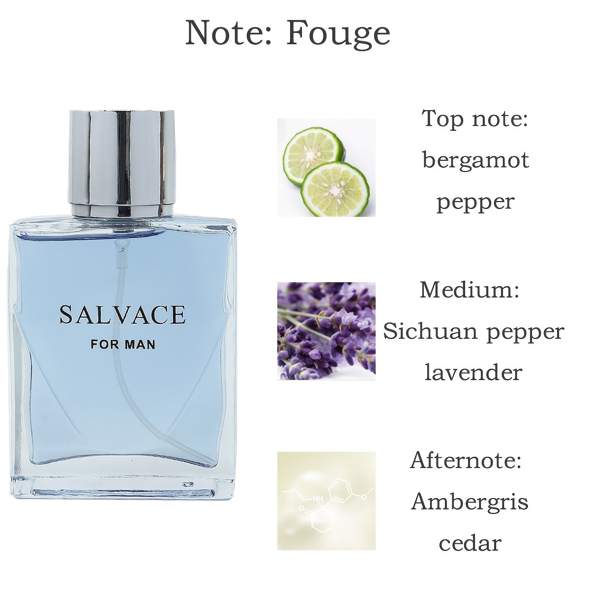 60ml Oriental Eau De Toilette Spray for Men - Refreshing Vanilla Scent with Floral and Fruity Notes, Perfect for Dating and Parties, Formaldehyde-Free, Great Fathers Day Gift - Snug & Style