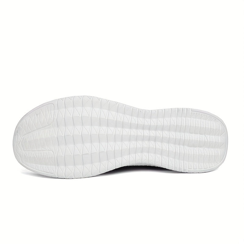 Men's Breathable Lightweight Slip On Casual Shoes, Outdoor Non-slip Soft Sole Sneakers, Spring And Summer - Snug & Style