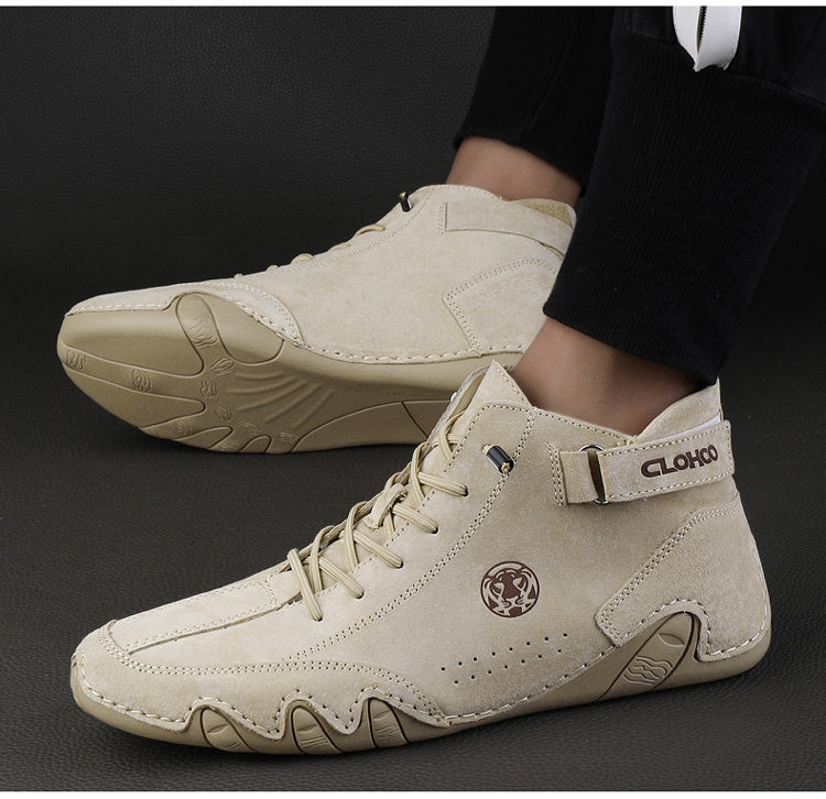 ComfortFlex Ankle Boots - Ultra-Soft, Wear-Resistant, Non-Slip, Breathable, Comfortable Sneakers for Men - Perfect for Spring and Autumn Outdoor Activities - Snug & Style