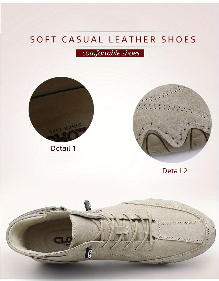 ComfortFlex Ankle Boots - Ultra-Soft, Wear-Resistant, Non-Slip, Breathable, Comfortable Sneakers for Men - Perfect for Spring and Autumn Outdoor Activities - Snug & Style