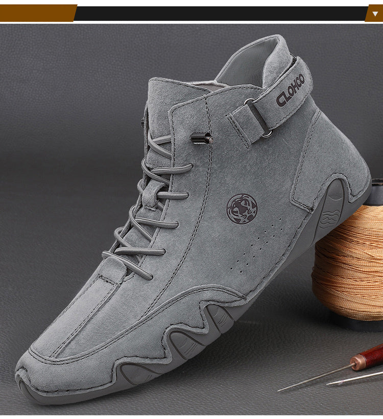 ComfortFlex Ankle Boots - Ultra-Soft, Wear-Resistant, Non-Slip, Breathable, Comfortable Sneakers for Men - Perfect for Spring and Autumn Outdoor Activities - Snug & Style