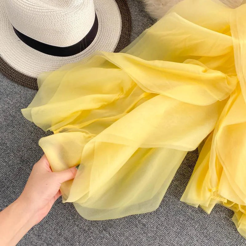 CHICEVER Elegant Shirts For Women O Neck Lantern Long Sleeve Asymmetrical Patchwork Ruffles Mesh Plus Size Blouses Female 2022 - Snug & Style