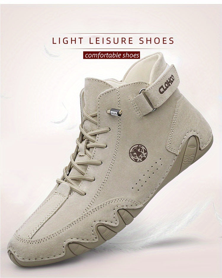 ComfortFlex Ankle Boots - Ultra-Soft, Wear-Resistant, Non-Slip, Breathable, Comfortable Sneakers for Men - Perfect for Spring and Autumn Outdoor Activities - Snug & Style