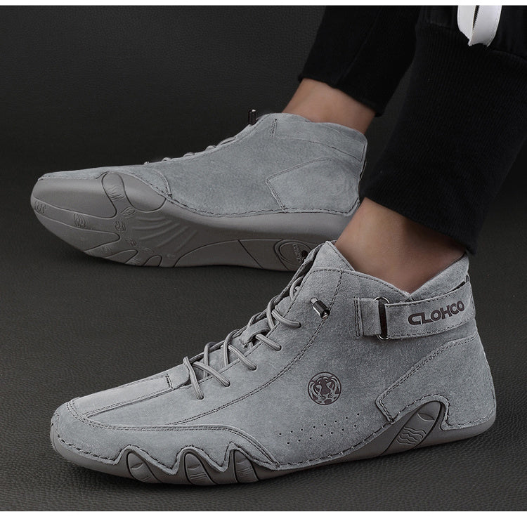 ComfortFlex Ankle Boots - Ultra-Soft, Wear-Resistant, Non-Slip, Breathable, Comfortable Sneakers for Men - Perfect for Spring and Autumn Outdoor Activities - Snug & Style