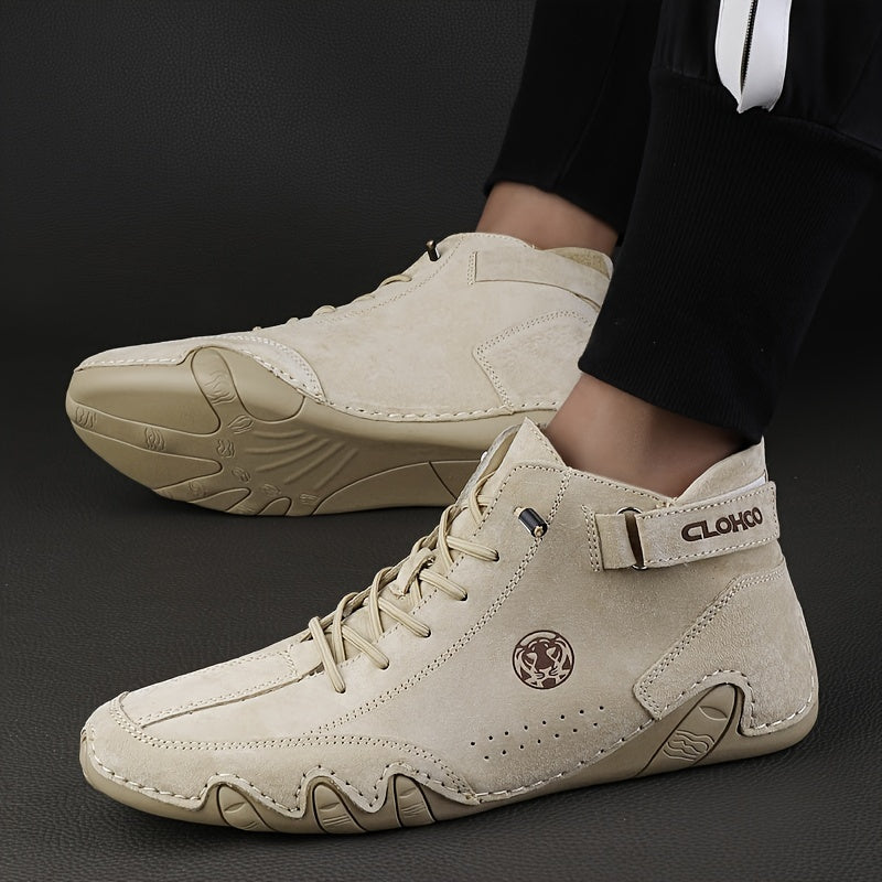 ComfortFlex Ankle Boots - Ultra-Soft, Wear-Resistant, Non-Slip, Breathable, Comfortable Sneakers for Men - Perfect for Spring and Autumn Outdoor Activities - Snug & Style