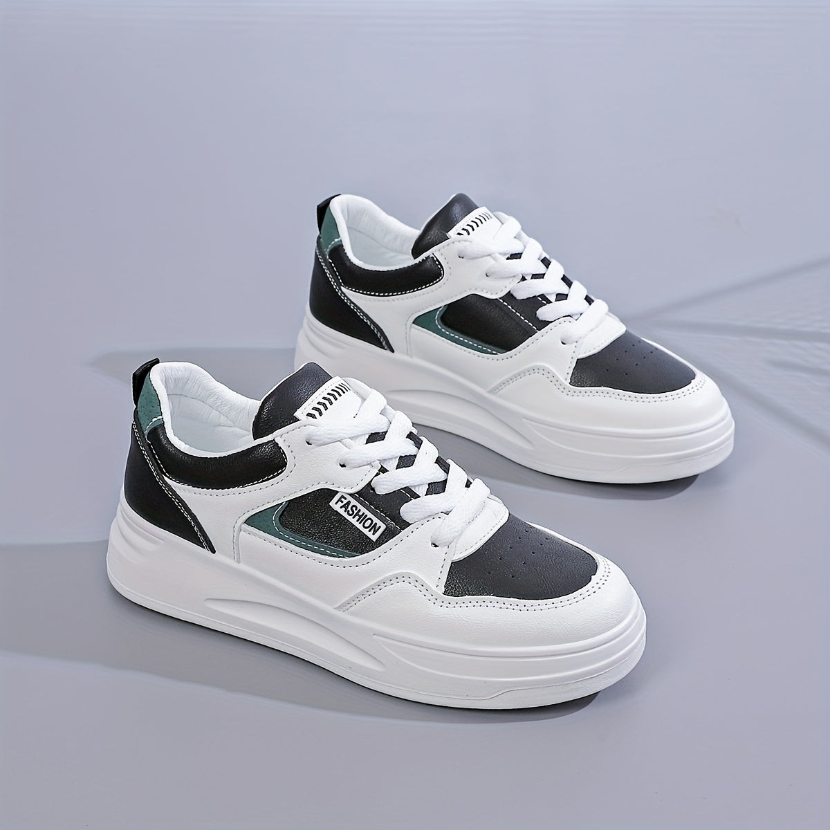 Womens Lightweight Platform Sneakers - Breathable & Comfortable, Low Top Lace Up Design - Stylish Casual Shoes for Everyday Fashion - Snug & Style